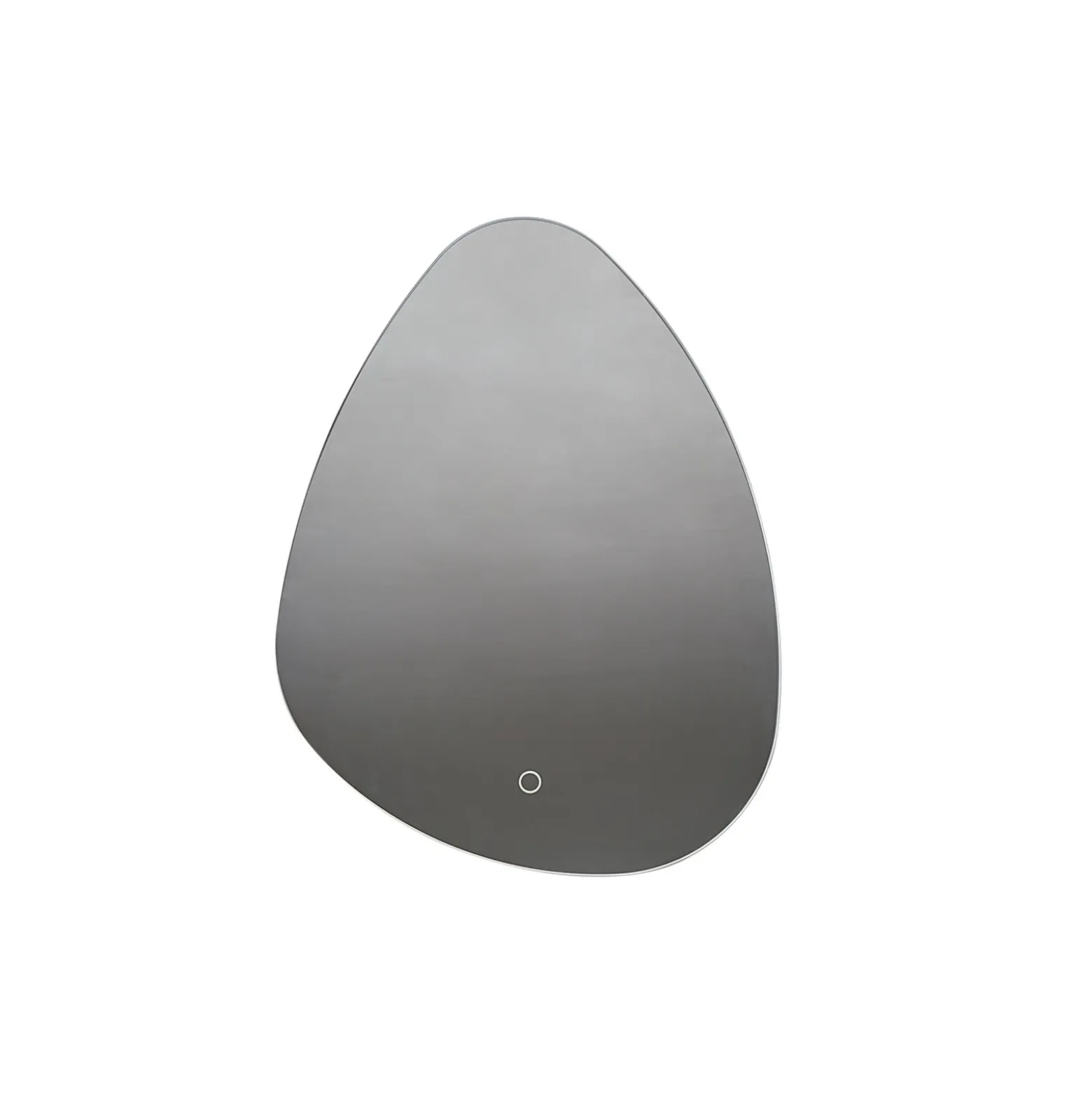 Espejo Lucande LED Celestiel, en forma de gota, CCT, 60 cm