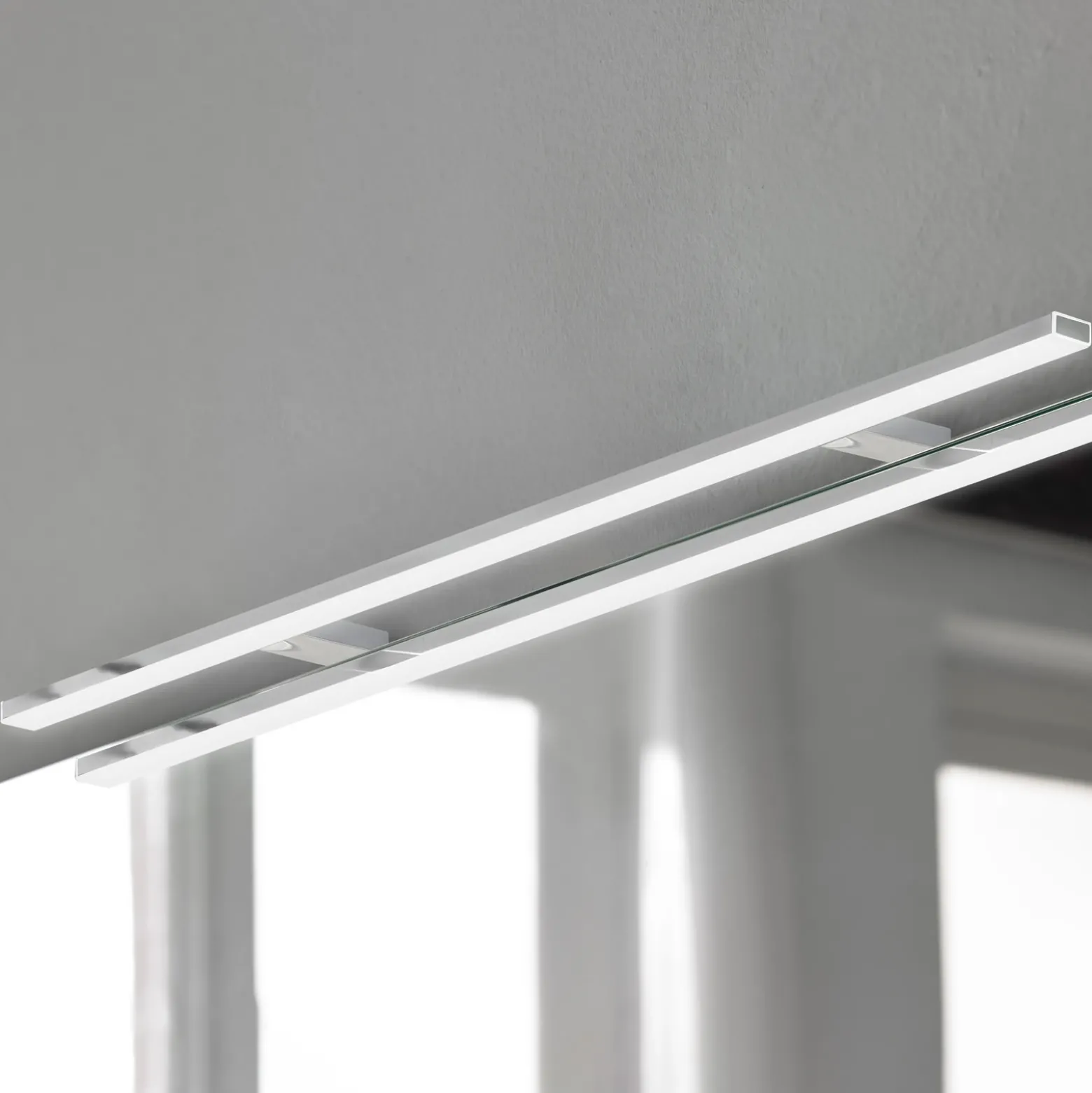Esther 2 lámpara de espejo LED, cromo, anchura 80 cm