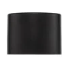 Euluna downlight de techo Chloe, negro, Ø 11,5 cm acero rígido