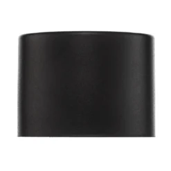 Euluna downlight de techo Chloe, negro, Ø 11,5 cm acero rígido