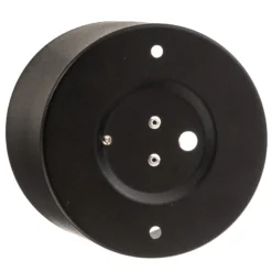 Euluna downlight de techo Chloe, negro, Ø 11,5 cm acero rígido