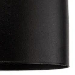 Euluna downlight de techo Chloe, negro, Ø 11,5 cm acero rígido