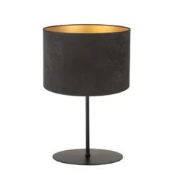 Euluna Golden Roller Mesa alta 30 cm negro/dorado