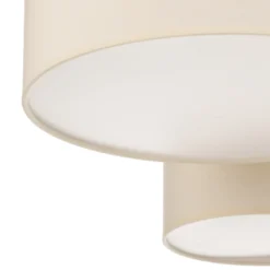 Euluna Lodge plafón, 4 luces, beige