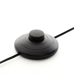 Eunice lámpara de pie LED, altura 150 cm, negro, metal