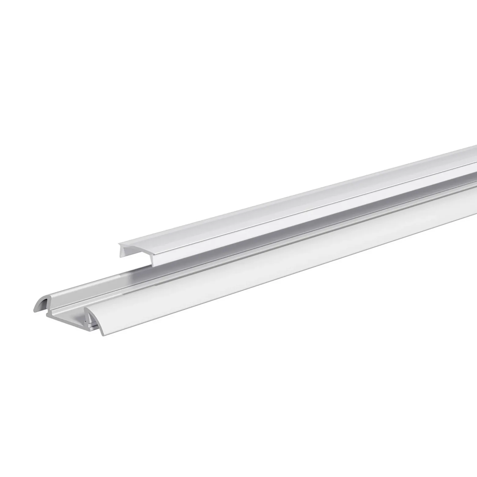 EVN APFLAT2, perfil aluminio U 200cm, redondeado