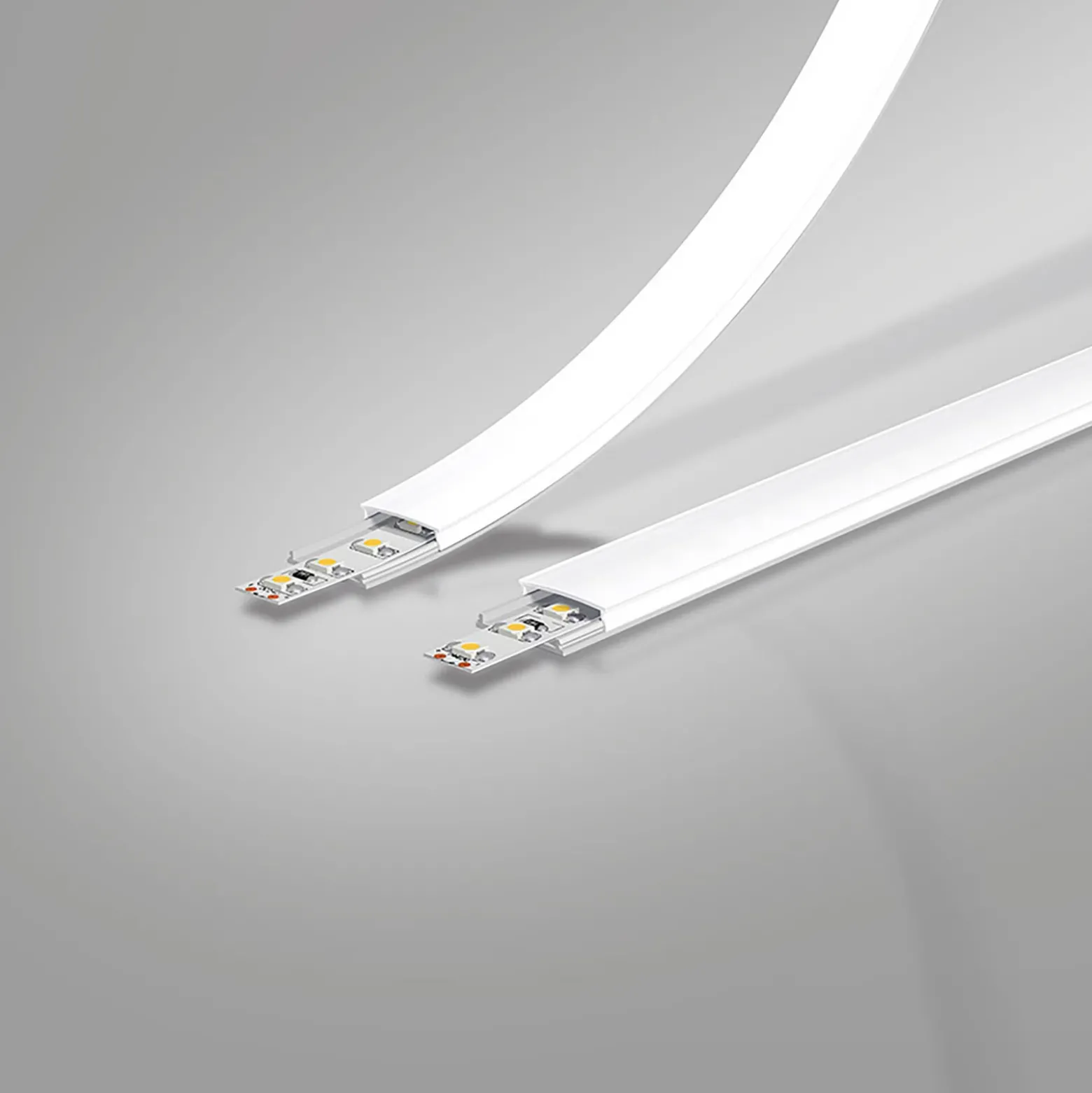 EVN APFLAT4, perfil aluminio, U, 200cm, flexible