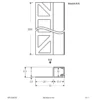 EVN APFL5 perfil baldosa lado 200cmx3,3cm aluminio