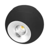 EVN Balota foco de techo LED, negro