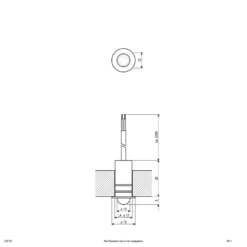 EVN LD5102 empotrada 12V IP68 0,3W 830, lente