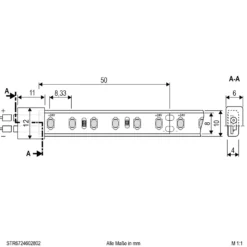 EVN STR6724 Tira LED IP67 5m 48W 3.000K