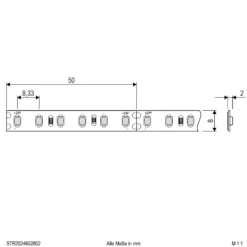 EVN STR2024 Tira LED IP20 5m 48W 3.000K