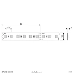 EVN STR2024 Tira LED IP20 5m 72W 3.000K