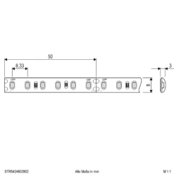 EVN STR5424 Tira LED IP54 5m 48W 3,000K