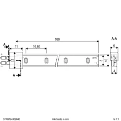 EVN STR6724 Tira LED, 5 m, 24 W, 4.000 K, IP67