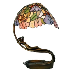 Excelente lámpara de mesa Eve de estilo Tiffany