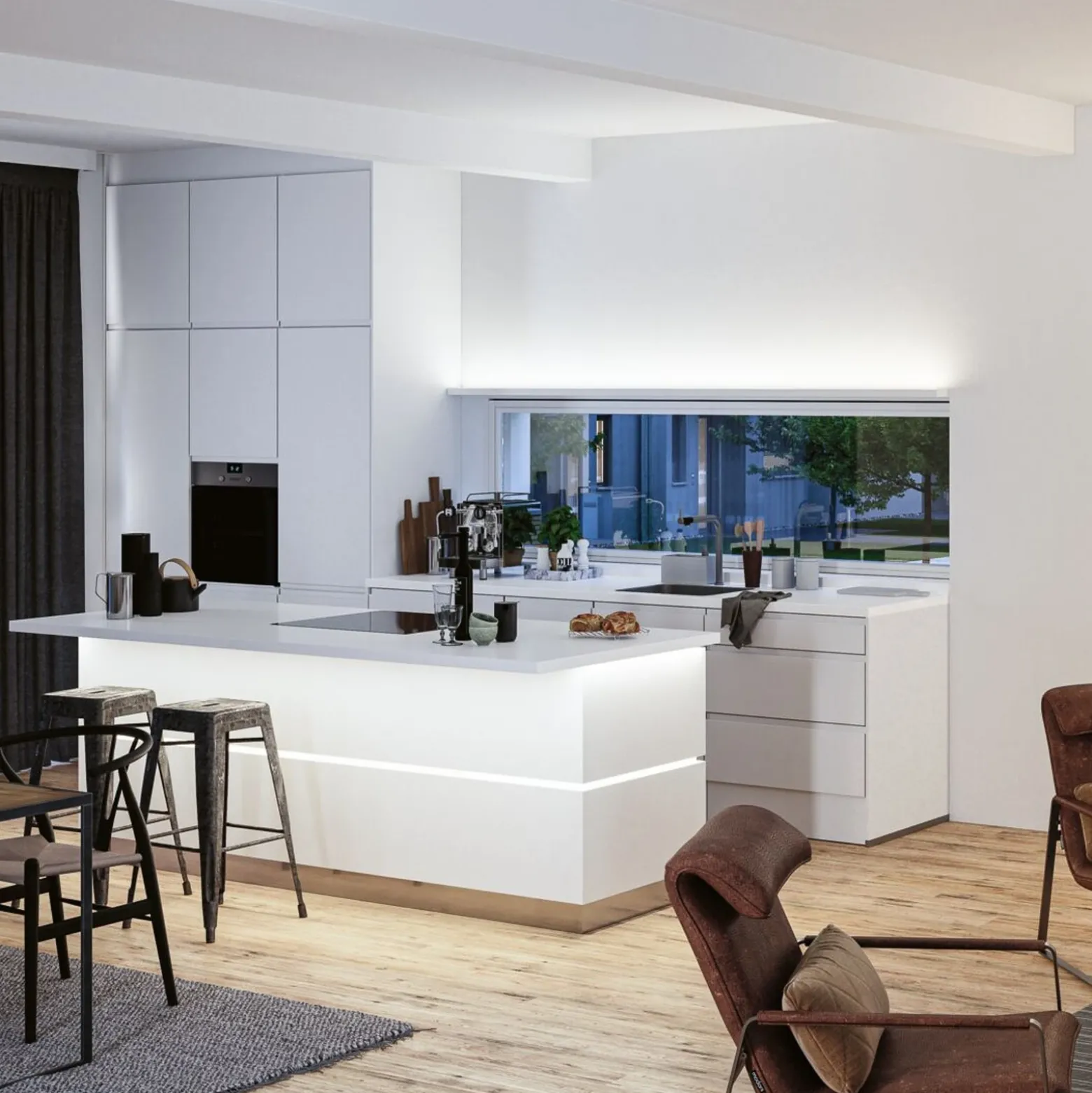 Extensión de tira LED Paulmann MaxLED 500 COB, 2,5 m, CCT