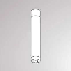 Fijación de techo para raíl Volare 7,1 cm negro