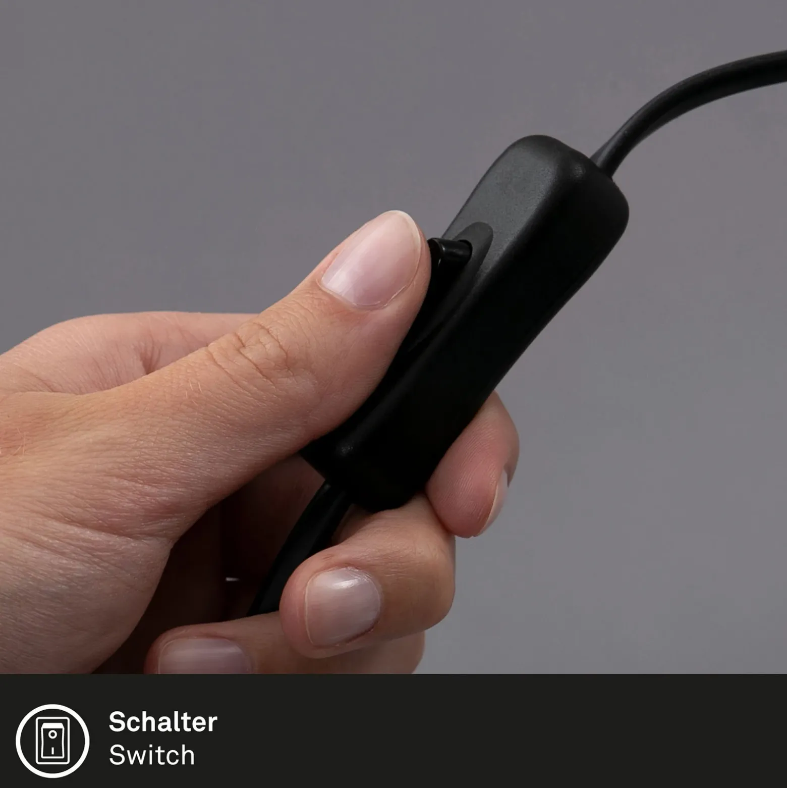 Fix lámpara de pinza, pantalla de metal, negro