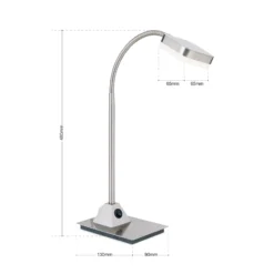 Flexo LED Tobias, mate níquel