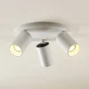 Foco Arcchio Brinja, blanco, redondo, Ø 6 cm, 3 luces, GU10