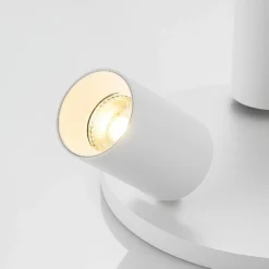Foco Arcchio Brinja, blanco, redondo, Ø 6 cm, 3 luces, GU10