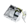 Foco de pared CAN TILT, blanco, 10 x 10 cm, metal, interruptor GU10