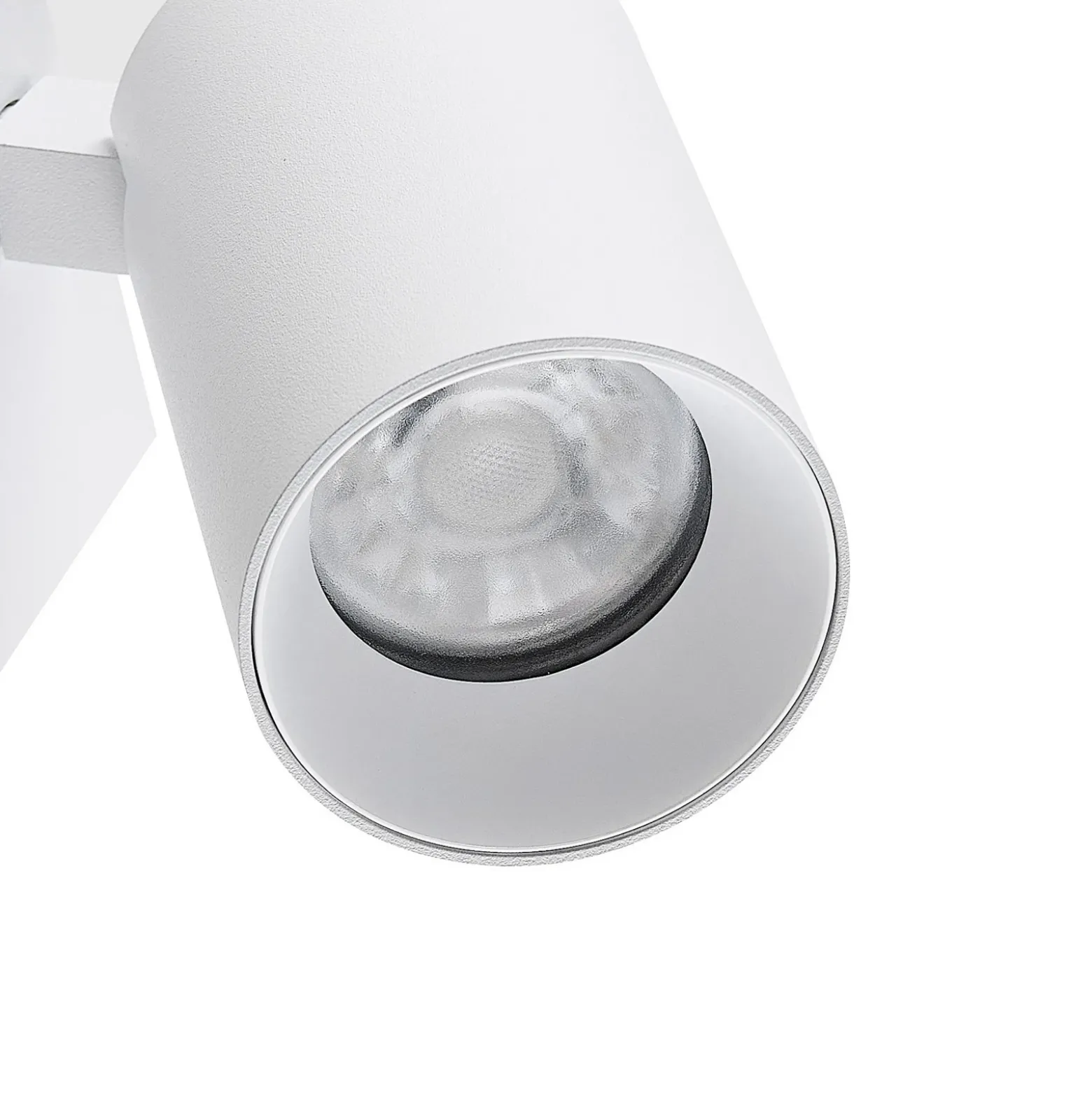 Foco de pared CAN TILT, blanco, 10 x 10 cm, metal, interruptor GU10