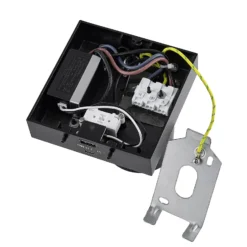Foco de pared CAN TILT, negro, 10 x 10 cm, metal, interruptor USB