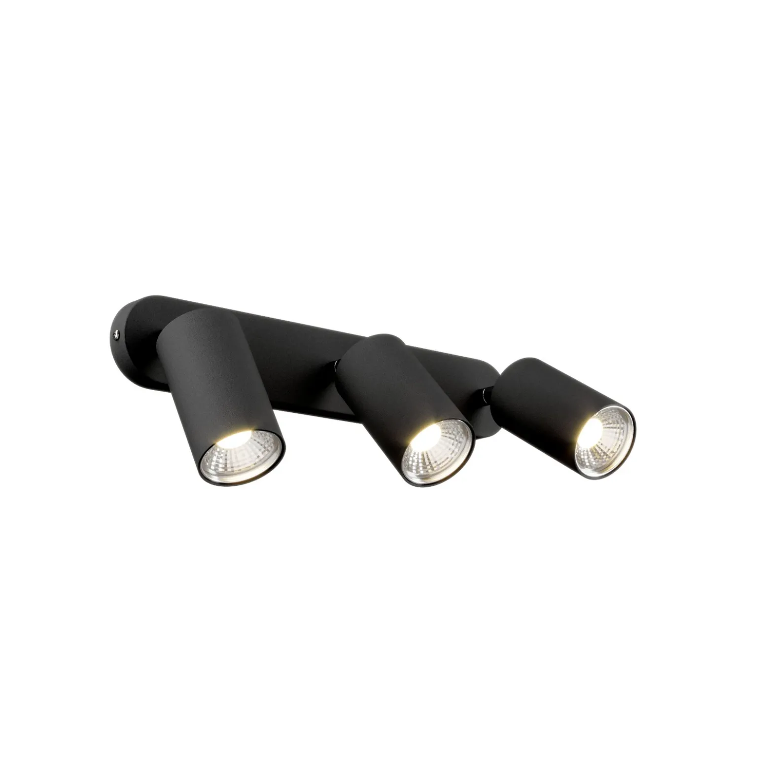 Foco de pared Eye Spot de 3 luces, negro