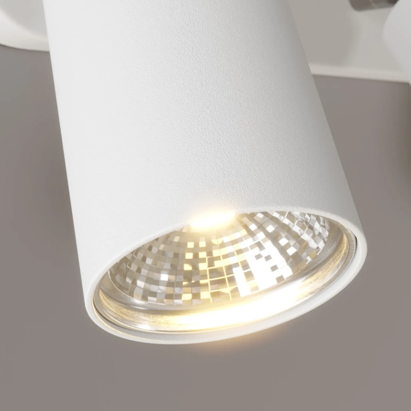 Foco de pared Eye Spot de 3 luces, blanco
