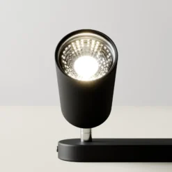 Foco de pared Eye Spot 2 luces, negro