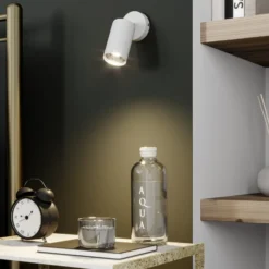 Foco de pared Eye Spot 1 luz, blanco