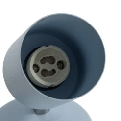Foco de pared Fun, azul claro, 14 cm de altura, regulable, GU10