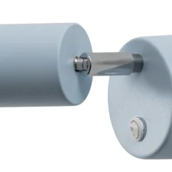 Foco de pared Fun, azul claro, 14 cm de altura, regulable, GU10