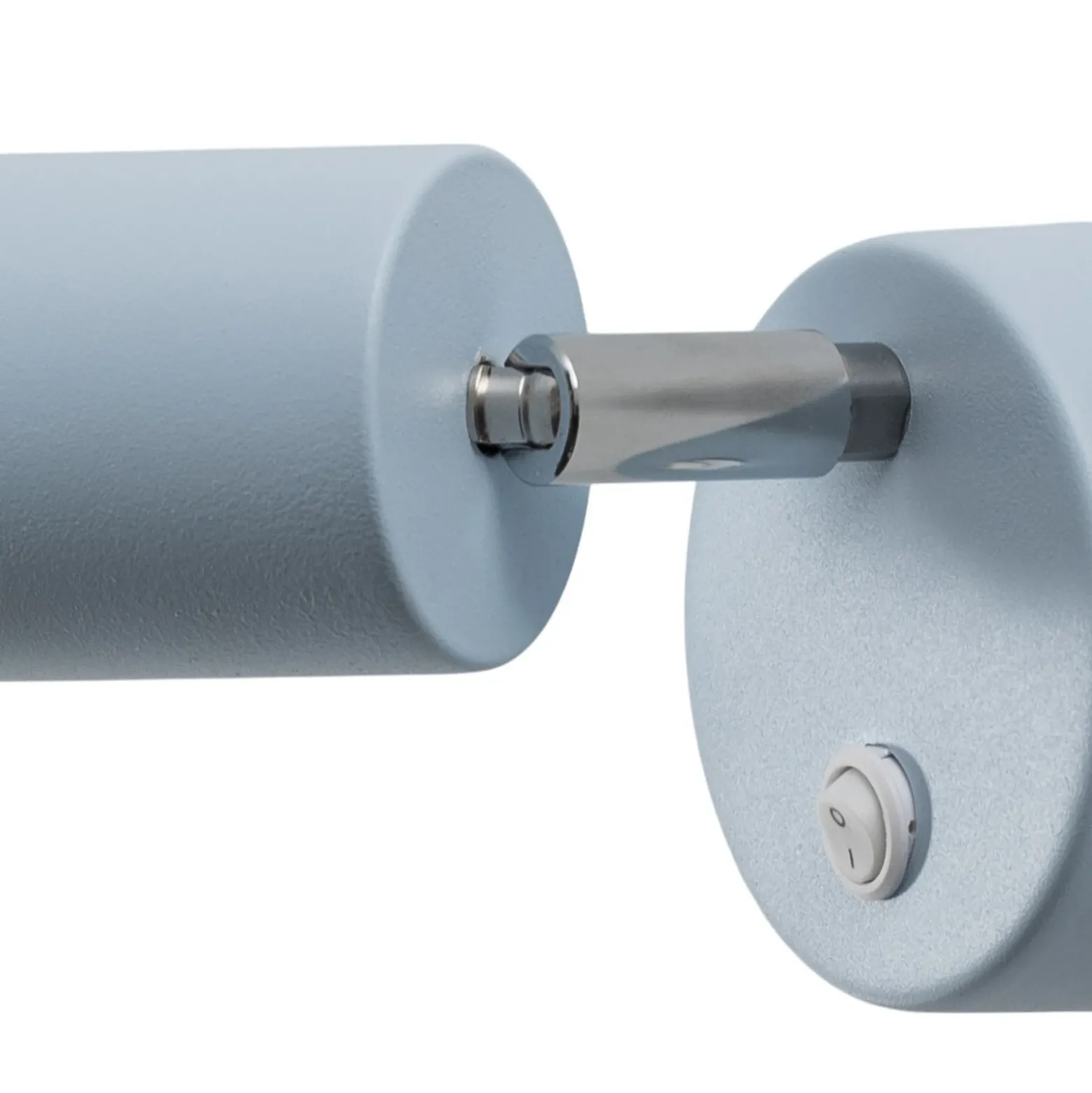 Foco de pared Fun, azul claro, 14 cm de altura, regulable, GU10