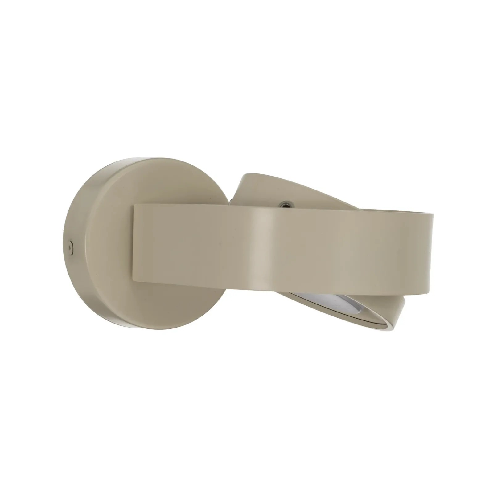 Foco de pared Lili, color crema, Ø 14 cm, GX53