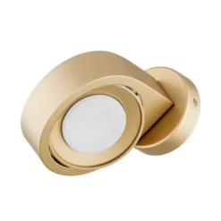 Foco de pared Lili, dorado, Ø 14 cm, GX53