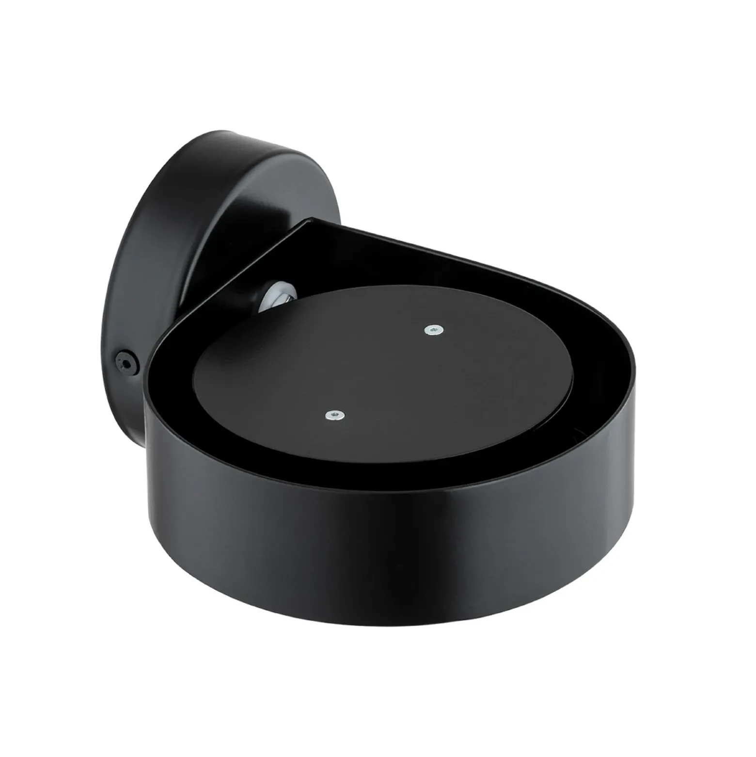 Foco de pared Lili, negro, Ø 14 cm, GX53