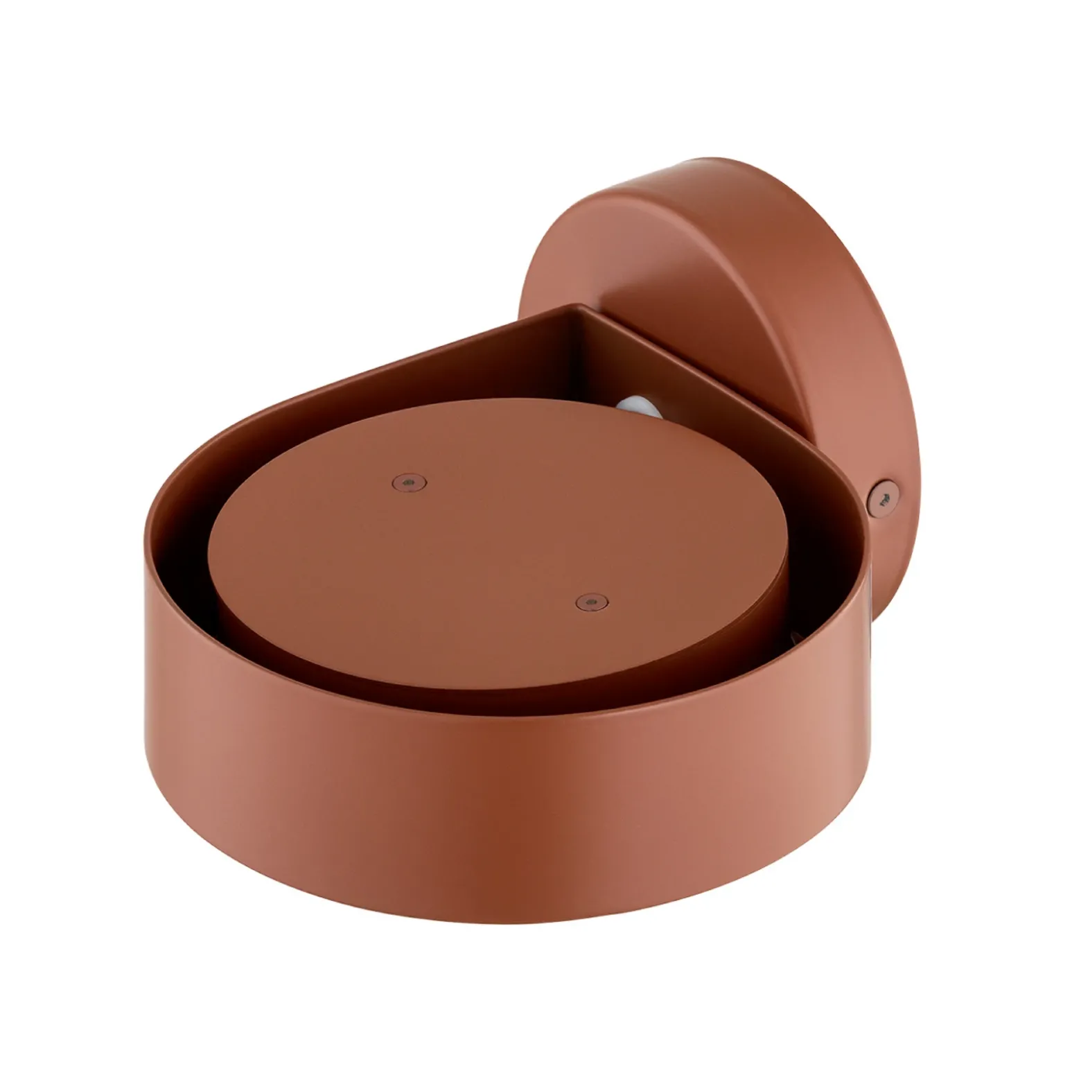 Foco de pared Lili, terracota, Ø 14 cm, GX53