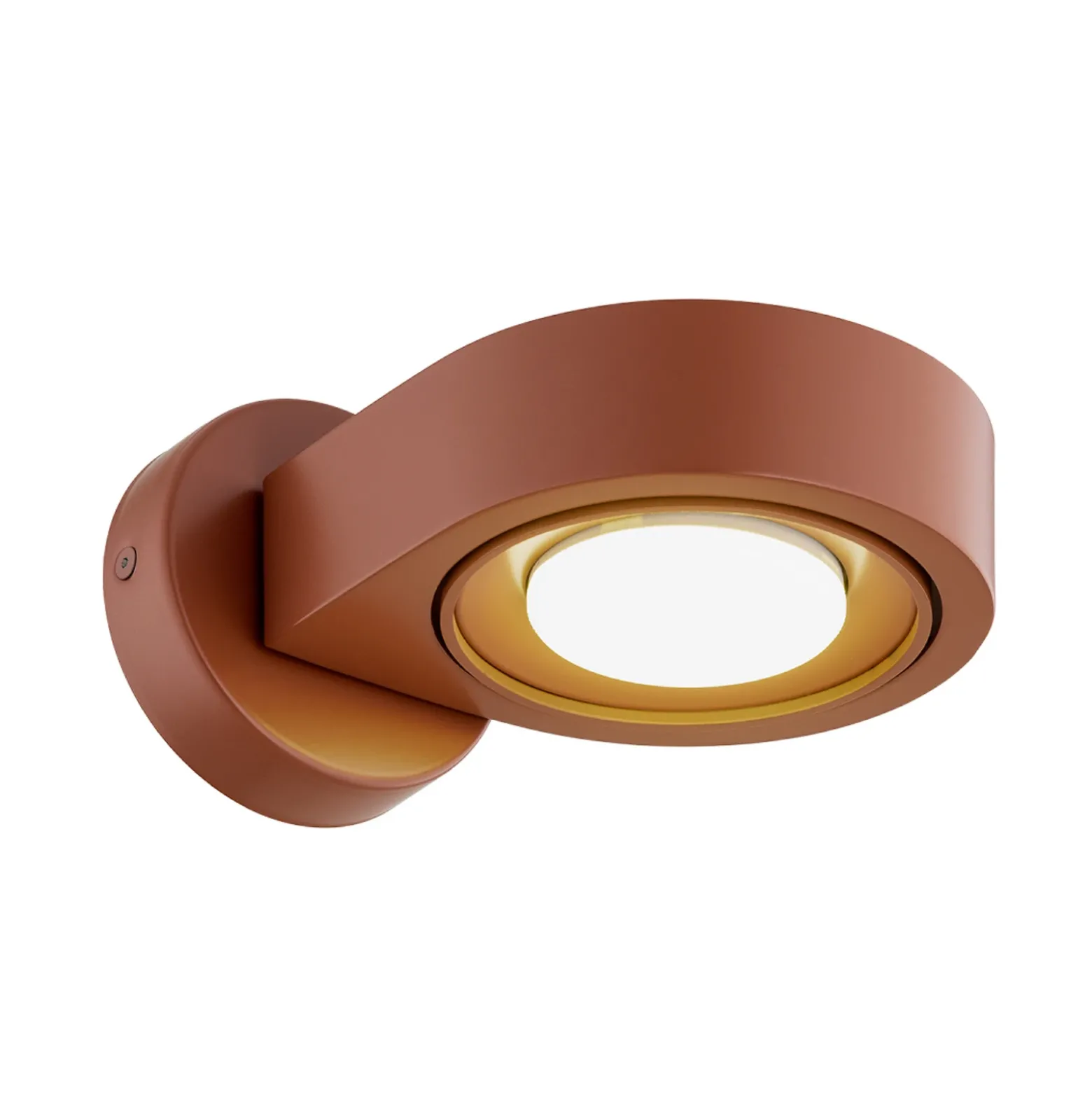 Foco de pared Lili, terracota, Ø 14 cm, GX53