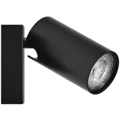 Foco de pared OCTAGON negro de OSRAM, 1 luz GU10-LED 927 atenuable