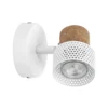 Foco de pared OSRAM CORK, blanco, 10 cm de altura, atenuable, GU10