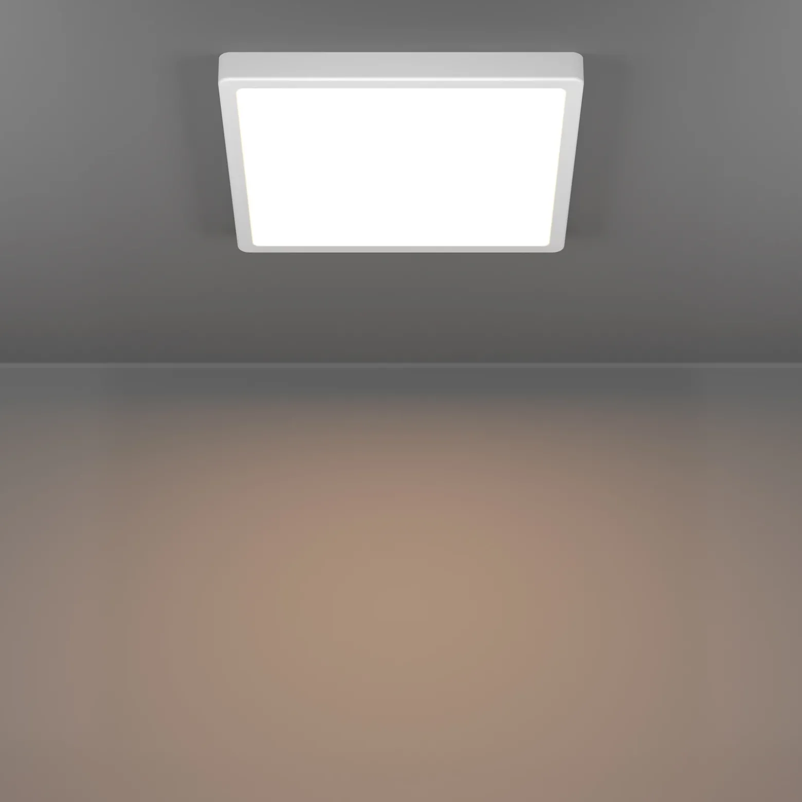 Foco de pared Southery, 1 luz, crema-oro cepillado