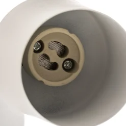 Foco de pared Tec en blanco, 1 luz