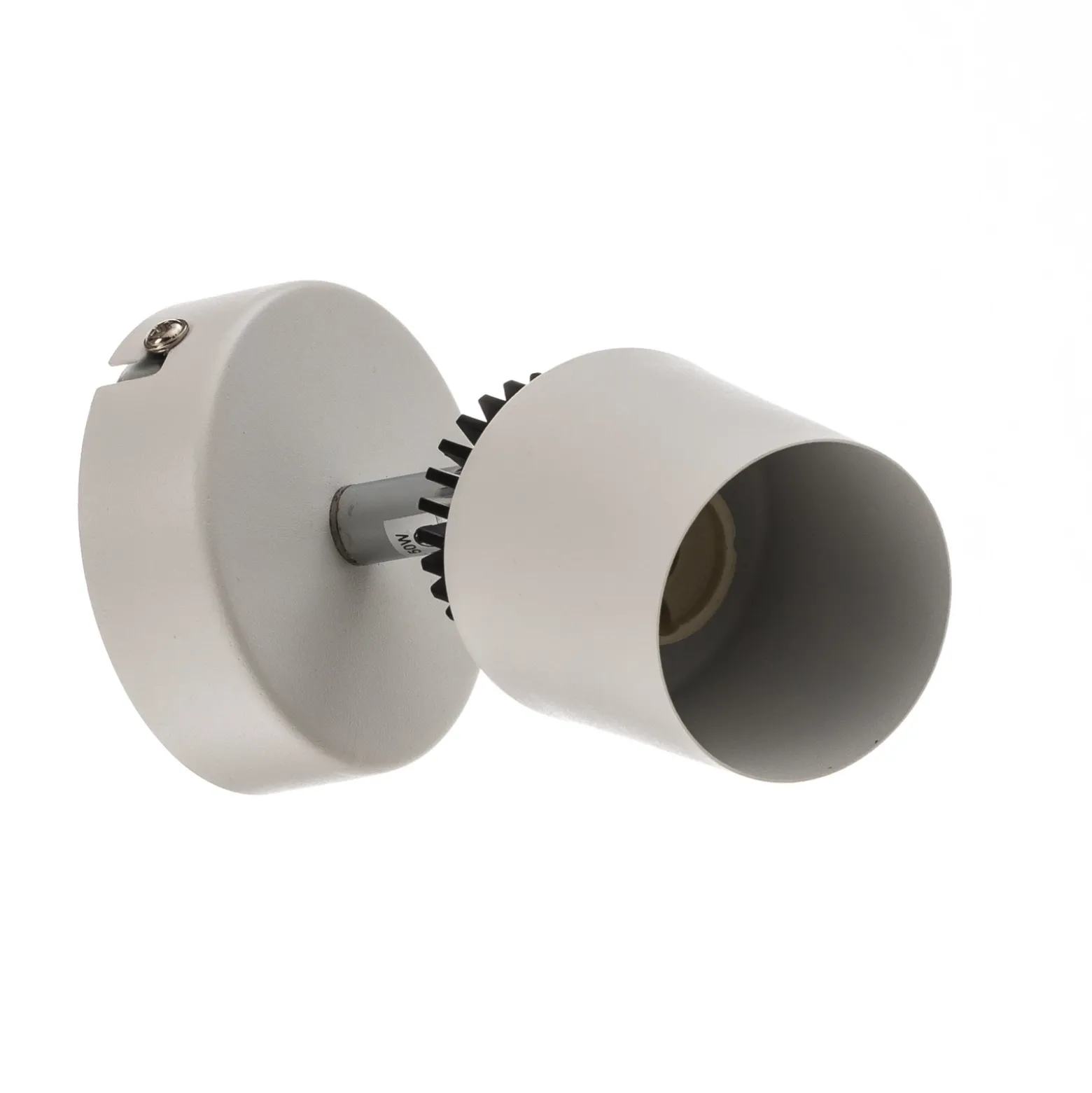 Foco de pared Tec en blanco, 1 luz
