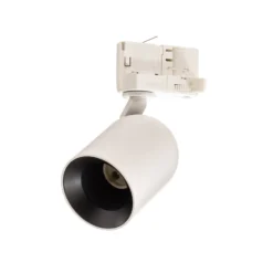 Foco de riel Arcchio Brinja, blanco, Ø 6,5 cm, GU10 trifásico