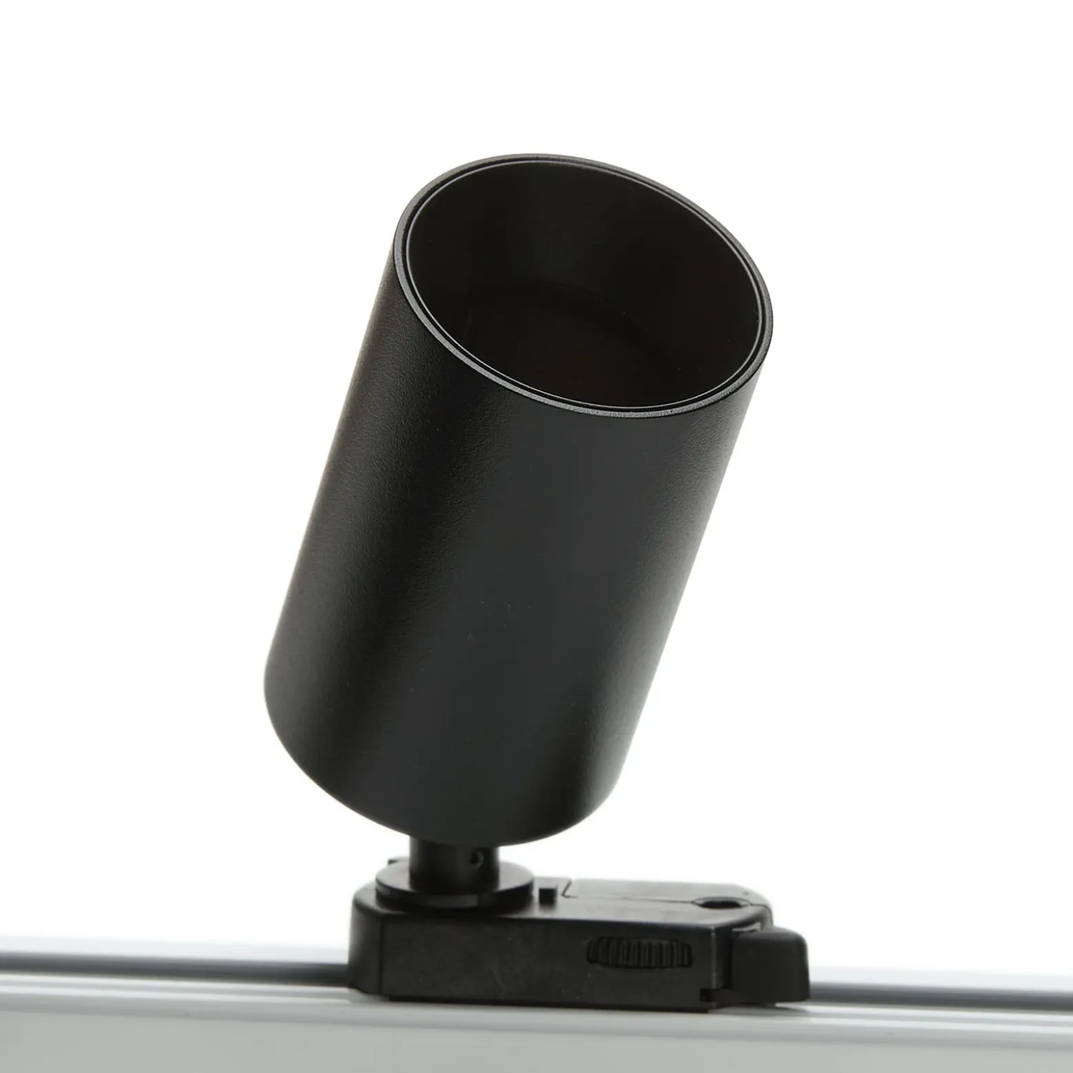 Foco de riel Arcchio Brinja, negro, Ø 6 cm, trifásico