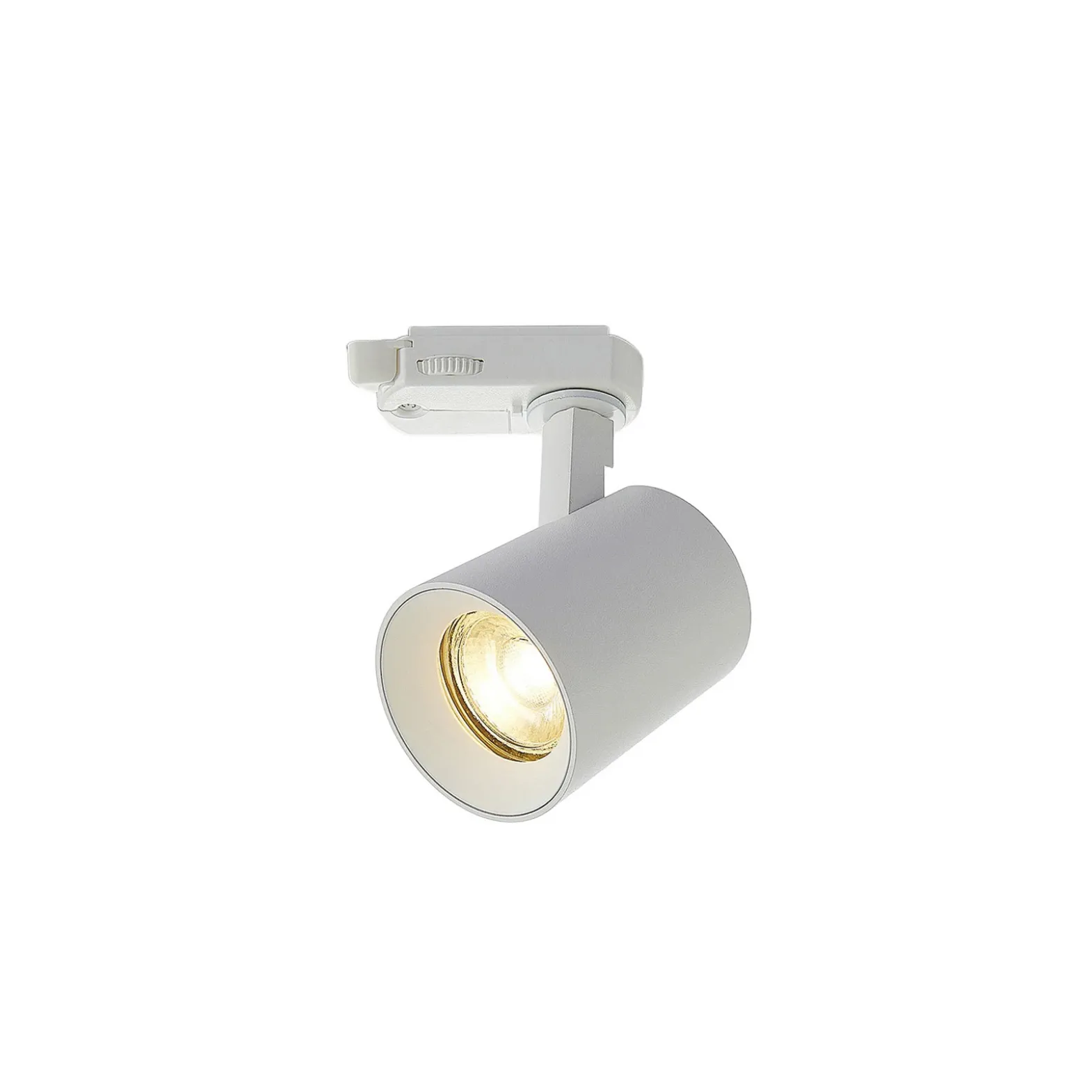 Foco de riel Arcchio Iavo, blanco, 13 cm, trifásico, GU10