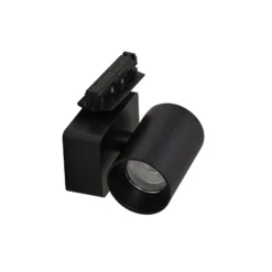 Foco de riel LED Lindby Linaro/Brinja, negro, 1 fase